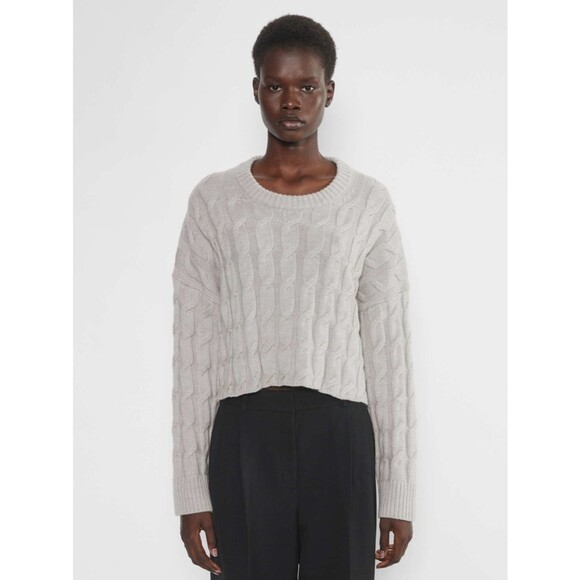Aritzia Sweaters - Aritzia Babaton Glory Merino Wool Sweater | Oatmeal | Small